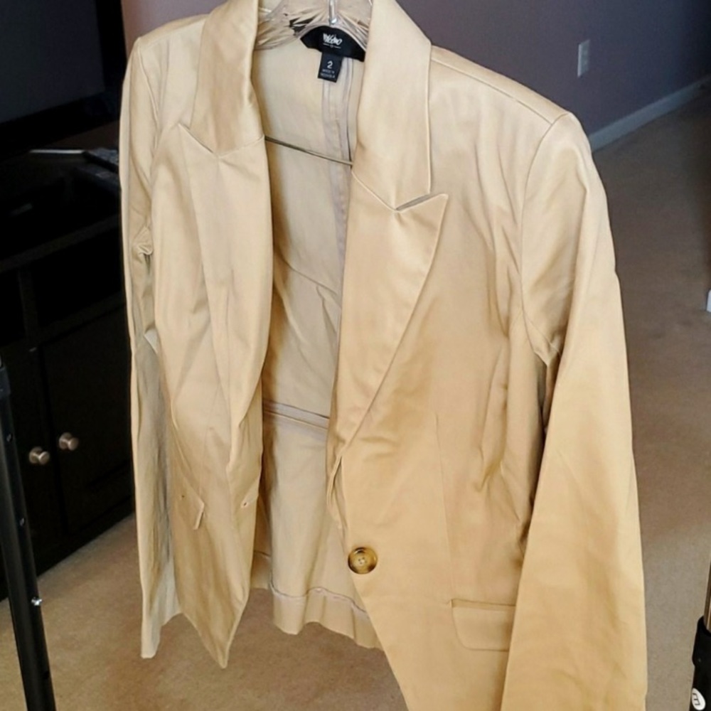 Structured Khaki Blazer